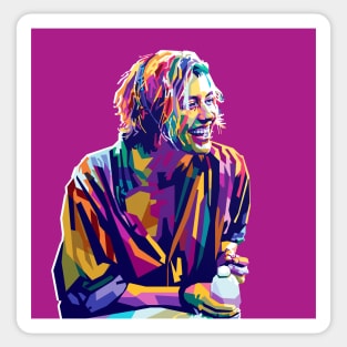 Greta Gerwig colorful Pop Art Sticker